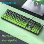 Mixed light keyboard/There are connecting wires/RGB lighting effect/The buttons are detachable