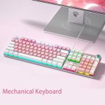 Mixed light keyboard/There are connecting wires/RGB lighting effect/The buttons are detachable