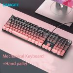 Mixed light keyboard/There are connecting wires/RGB lighting effect/The buttons are detachable